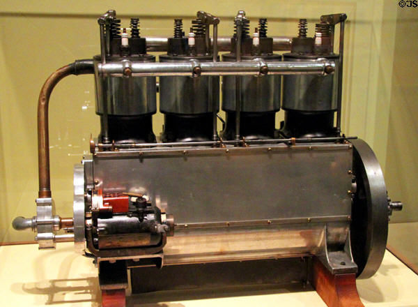 35-hp engine (1911) used by Wright Bros. for testing purposes at Wright Brothers Aviation Center. Dayton, OH.