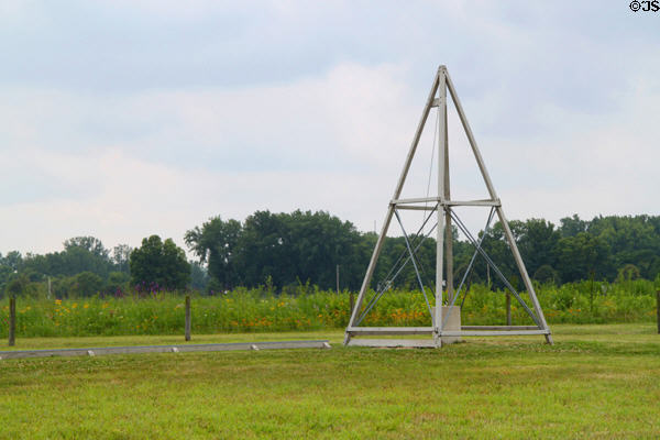 Catapult at Wright Brothers' Huffman Prairie Flying Field now run by National Park Service as Dayton Aviation Heritage National Historical Park. Dayton, OH.