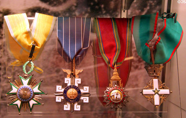 Medals presented to Armstrong at Neil Armstrong Museum. Wapakoneta, OH.