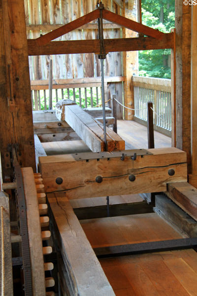 Sawmill originally built to cut wood for Kirtland Temple at Historic Kirtland Village. Kirtland, OH.