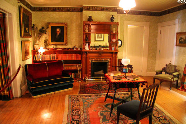 Living room of James A. Garfield home. Mentor, OH.