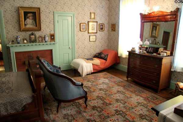 President Garfield's bedroom at Garfield home. Mentor, OH.
