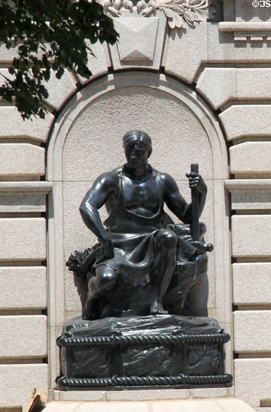 Sculpture (1923) by Henry Hering at Federal Reserve Bank of Cleveland. Cleveland, OH.