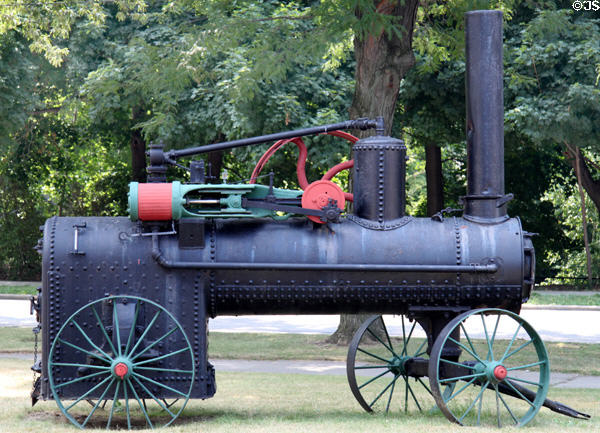 Steam tractor at Cleveland History Center. Cleveland, OH.
