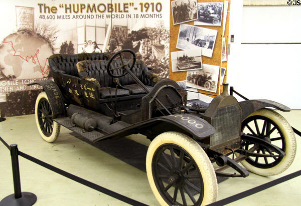 Hupmobile Model 20 Touring (first to go around the world) (1911) from Detroit, MI at Crawford Auto Aviation Museum of Cleveland History Center. Cleveland, OH.
