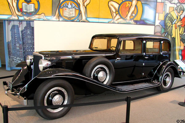 Peerless Prototype Touring Sedan (1932) from Cleveland, OH at Crawford Auto Aviation Museum of Cleveland History Center. Cleveland, OH.
