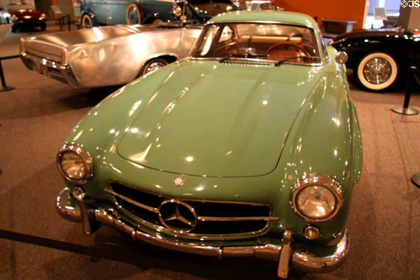 Mercedes-Benz Model 300SL Coupe (1956) from Stuttgart, Germany at Crawford Auto Aviation Museum of Cleveland History Center. Cleveland, OH.