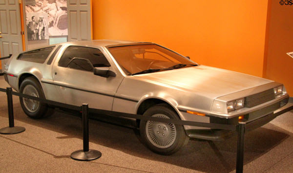 DeLorean DMC-12 Coupe (first DeLorean produced) (1981) from Belfast, Northern Ireland at Crawford Auto Aviation Museum of Cleveland History Center. Cleveland, OH.