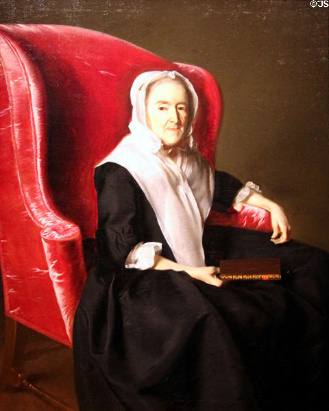 Anna Dummer Powell portrait (1764) by John Singleton Copley at Cleveland Museum of Art. Cleveland, OH.