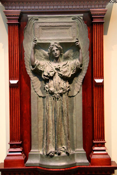 Amor Caritas (1898) sculpted by Augustus Saint-Gaudens at Cleveland Museum of Art. Cleveland, OH.