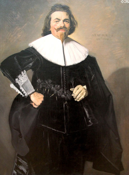 Portrait of Tielman Roosterman (1634) by Frans Hals at Cleveland Museum of Art. Cleveland, OH.
