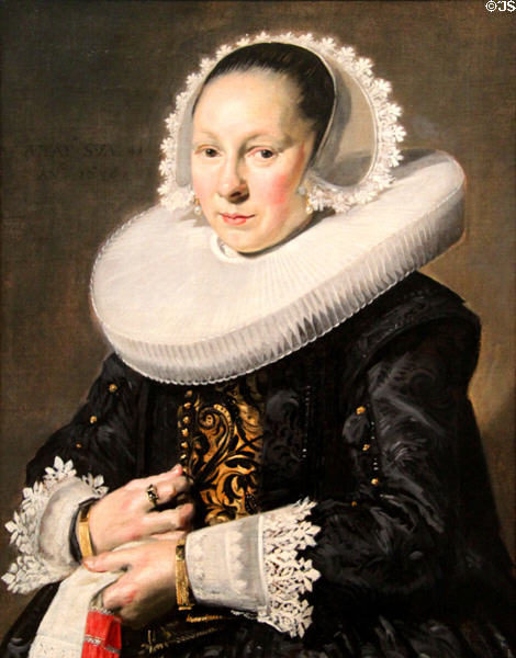 Portrait of a woman (1638) by Frans Hals at Cleveland Museum of Art. Cleveland, OH.