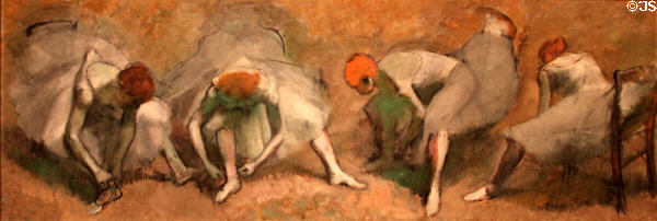 Frieze of Dancers (1895) by Edgar Degas at Cleveland Museum of Art. Cleveland, OH.