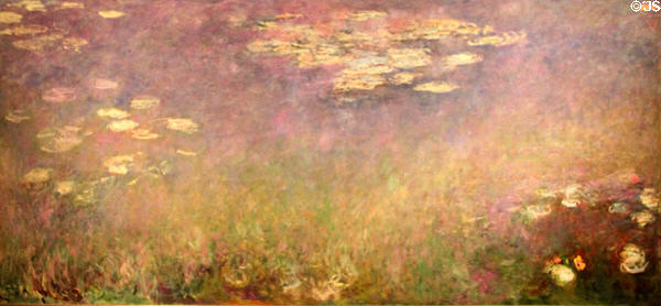 Water Lilies (1919-26) by Claude Monet at Cleveland Museum of Art. Cleveland, OH.