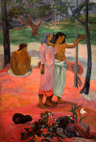 The Call (1903) by Paul Gauguin at Cleveland Museum of Art. Cleveland, OH.