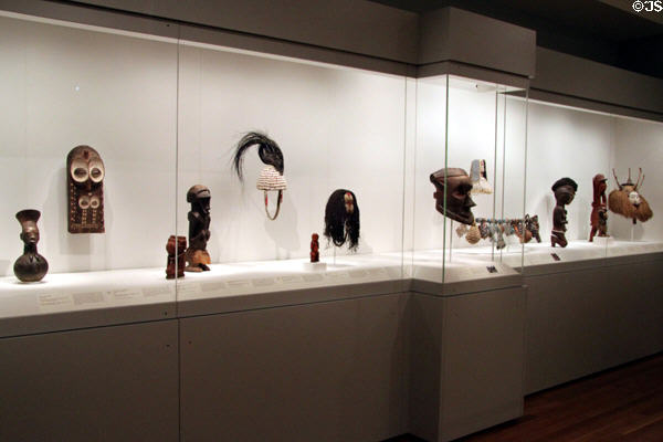 Collection of African art at Cleveland Museum of Art. Cleveland, OH.