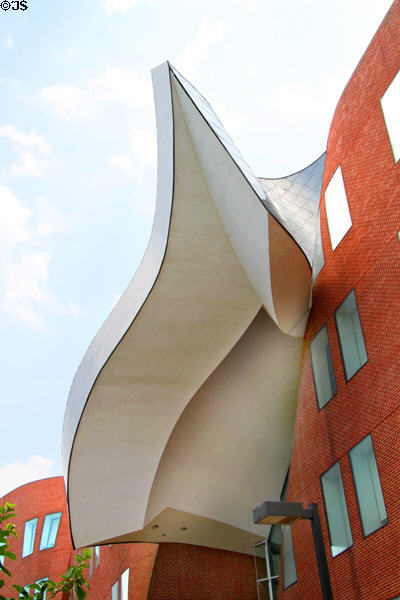 Detail of Frank Gehry's Peter B. Lewis Building at Case Western Reserve University. Cleveland, OH.