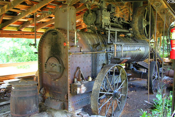 Steam engine at Hale Farm. Cleveland, OH.