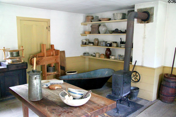Kitchen at Herrick House at Hale Farm. Cleveland, OH.