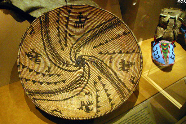 Western Apache basket (c1920) at National Cowboy Museum. Oklahoma City, OK.