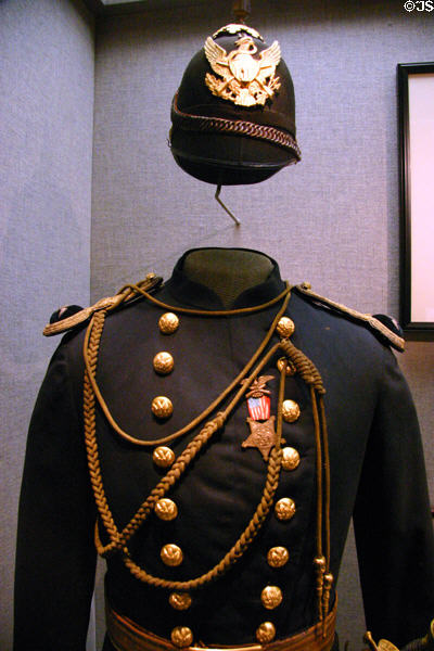 U.S. officer's military dress uniform (c1880) at National Cowboy Museum. Oklahoma City, OK.