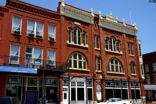 Victor Building (1893) (W Harrison Ave. at 1st St.). Guthrie, OK. Architect: Joseph Foucart.