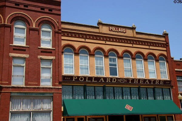 Pollard Theater (1901) (120 W Harrison Ave.). Guthrie, OK.