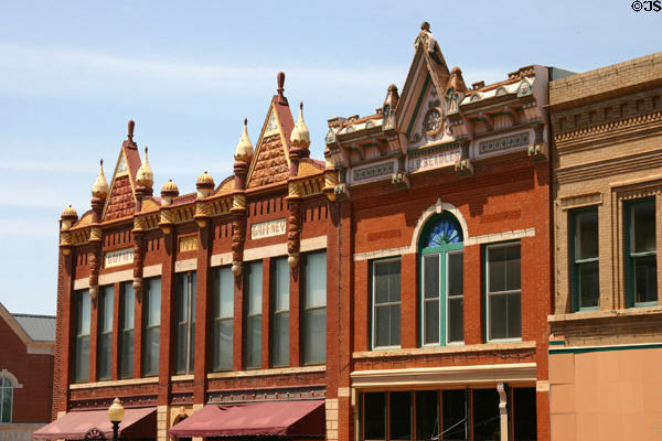 Gaffney 1890 & J.B. Beadles buildings on W Oklahoma Ave. Guthrie, OK.