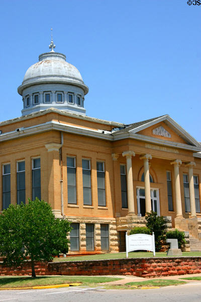 Former Carnegie Library (Oklahoma Ave. at Ash St.). Guthrie, OK. On National Register.