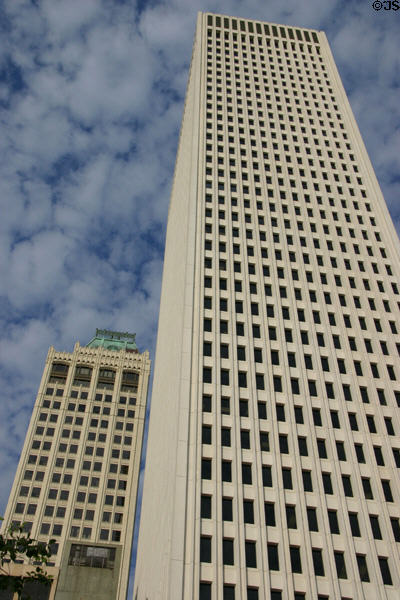 Mid-Continent Tower & First Place Tower. Tulsa, OK.