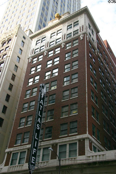 Atlas Life Building (1922) (12 floors) (415 South Boston Ave.). Tulsa, OK. Architect: Rush, Endacott & Rush.