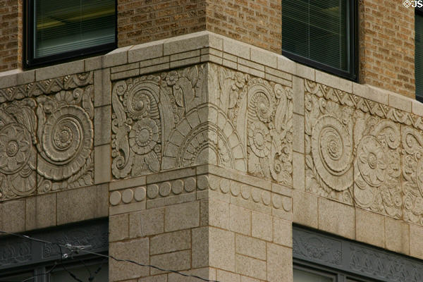 Relief design details of Amoco North Building. Tulsa, OK.