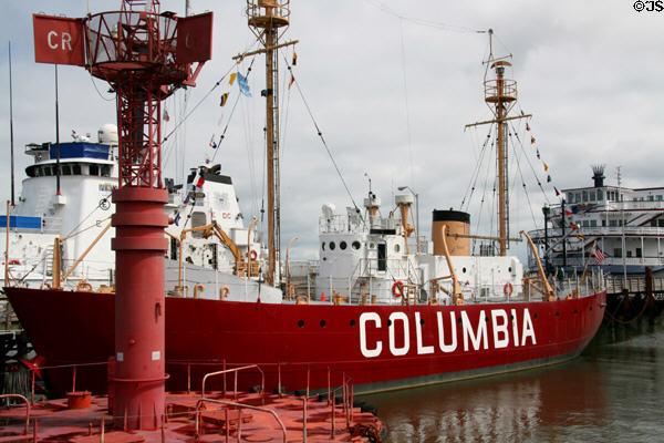 Lightship Columbia at Columbia River Maritime Museum. Astoria, OR.