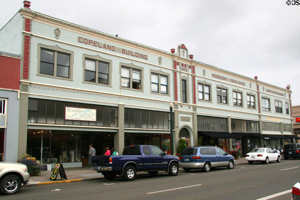 Associated Building with Copeland, Hobson & Carruthers sections (1923) (12th at Commercial St.). Astoria, OR. Architect: Charles T. Diamond.