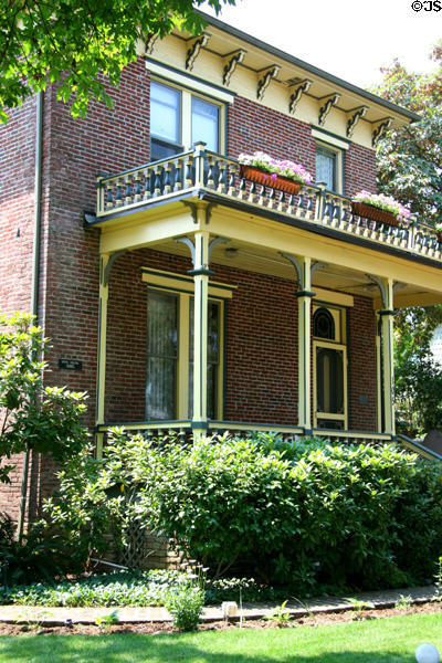 John Orth House (1880) (105 S 3rd St.). Jacksonville, OR. Style: Italianate. Architect: George Holt. On National Register.
