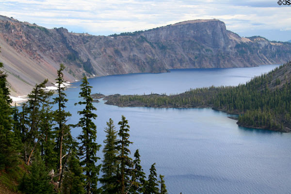 Discovery Point view at Crater Lake National Park. OR.