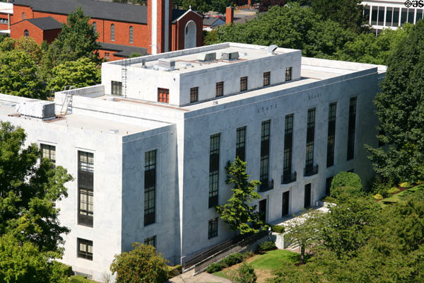 Oregon State Library (1938) (250 Winter Street NE) on Capitol Mall. Salem, OR. Architect: Church, Newberry, & Roehr.