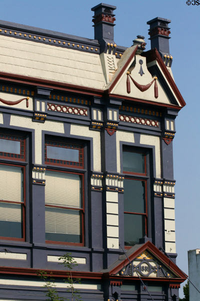 Bush Breyman Building (1889) (147 Commercial St.). Salem, OR. Style: Italianate. Architect: Walter D. Pugh.
