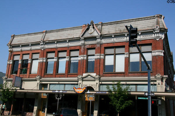 Bush & Brey Block commercial building (1889) (195 Commercial St.). Salem, OR. Architect: Walter D. Pugh. On National Register.