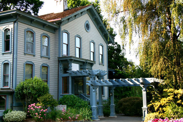 Asahel Bush II House (1877-8) (600 Mission St. SE). Salem, OR. Architect: Clarence L. Smith. On National Register.