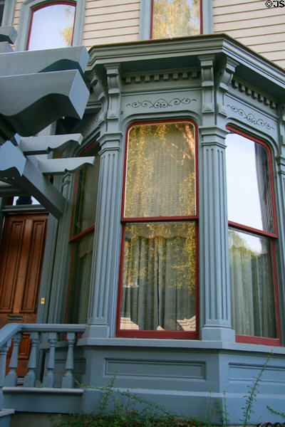 Bay window of Bush House. Salem, OR.