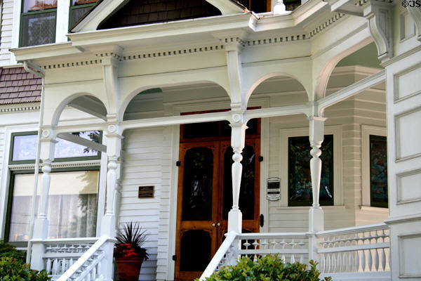 Porch of Deepwood House. Salem, OR.
