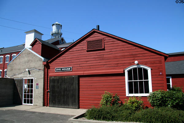 Dye house of Thomas Kay Woolen Mill at Mission Mill Museum. Salem, OR.