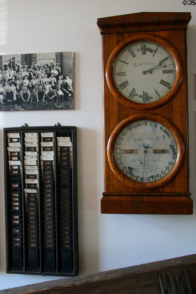 Thomas Kay Woolen Mill time clock. Salem, OR.