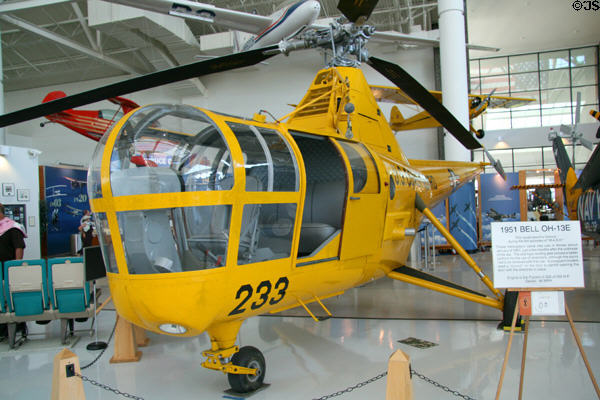 Bell OH-13E helicopter (1951) at Evergreen Aviation & Space Museum. OR.