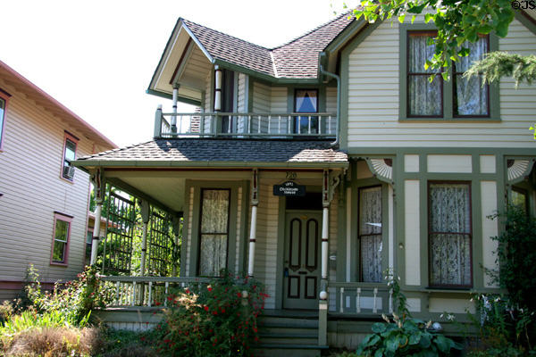 George Dickinson house (728 6th Ave.). Albany, OR. Style: Stick & Eastlake.