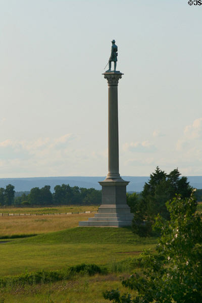 Vermont monument at Gettysburg National Military Park. Gettysburg, PA.