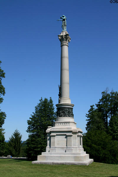 New York Monument (1893) at Gettysburg Soldier's National Cemetery. Gettysburg, PA.
