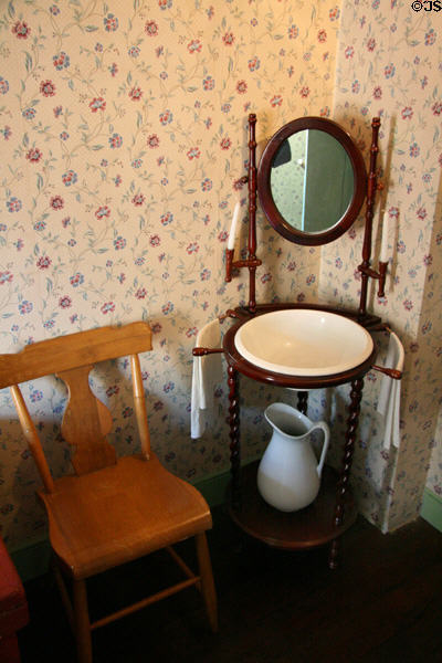 Wash stand at Jennie Wade House Museum. Gettysburg, PA.