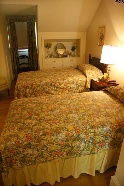 Guest bedroom in Eisenhower National Historic Site. Gettysburg, PA.